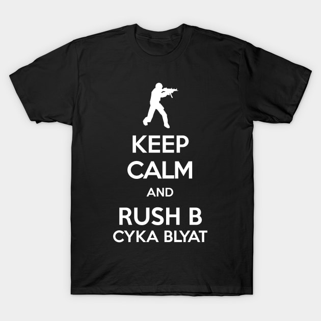 KEEP CALM and Rush B T-Shirt by Avai